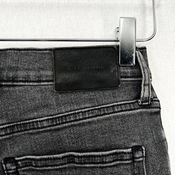 EVERLANE Jeans Womens 27 Ankle Gray High Rise Slim Skinny Stretch Denim - Picture 7 of 13